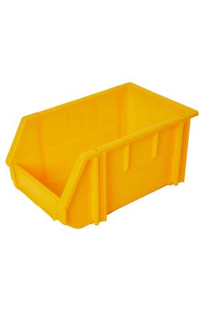 Storage box Yellow Plastic h5 